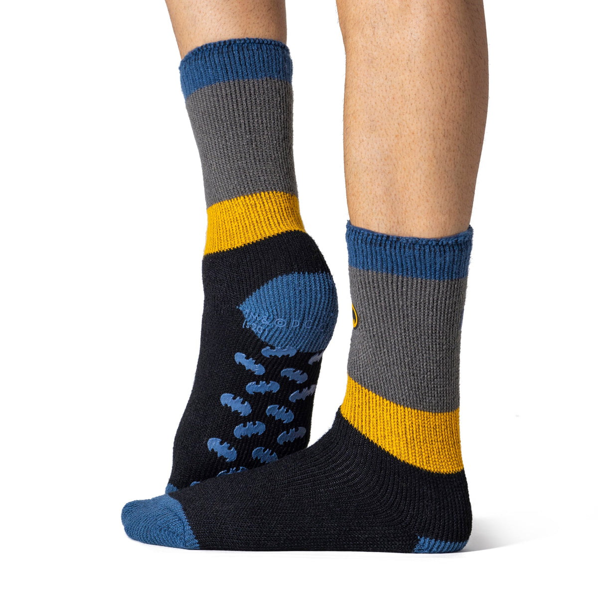 6 Paia Di Calzini Da Uomo SockShop In Cotone Con Impugnatura Delicata, 6-11 Uk 6 X Rj552 Techno Mattoni Taglia Unica - Foto 6