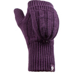 Ladies Ash Converter Mittens - Purple