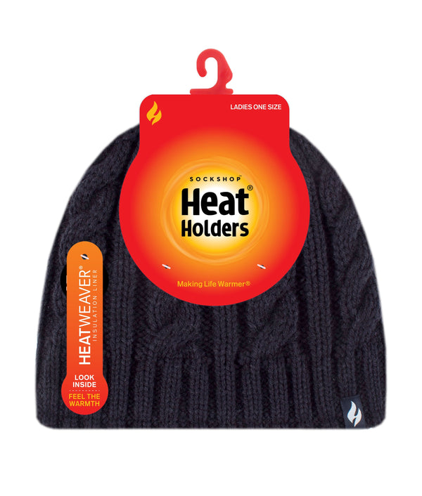 Cappello termico originale da donna - Navy tinta unita