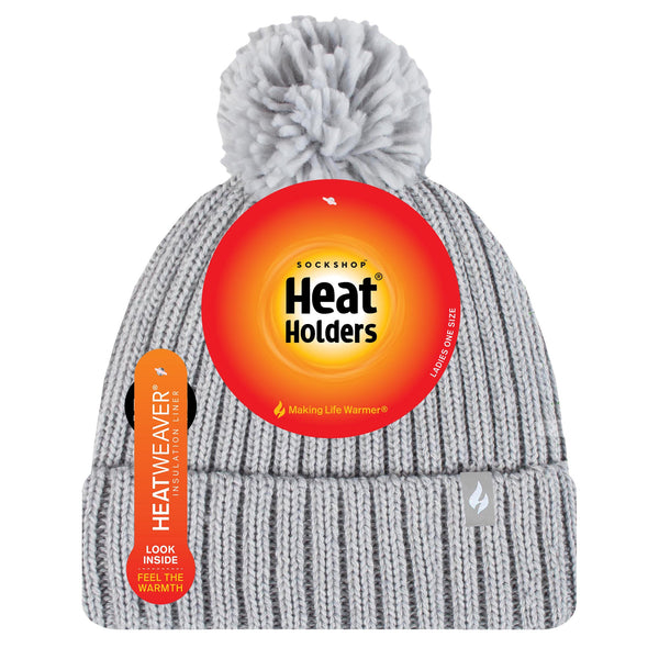 Cappello da donna Arden Pom Pom - Grigio chiaro