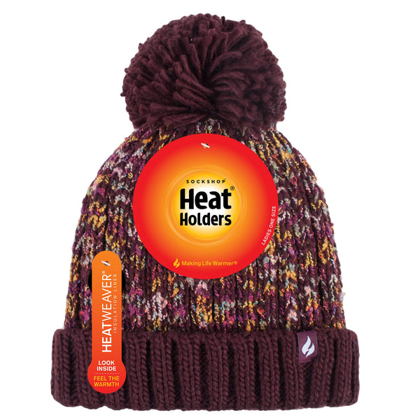 Cappello da donna Eidda Pom Pom - Vino