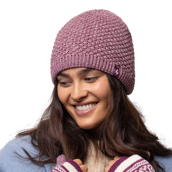 Cappello lavorato a maglia da donna Nora - Rosa