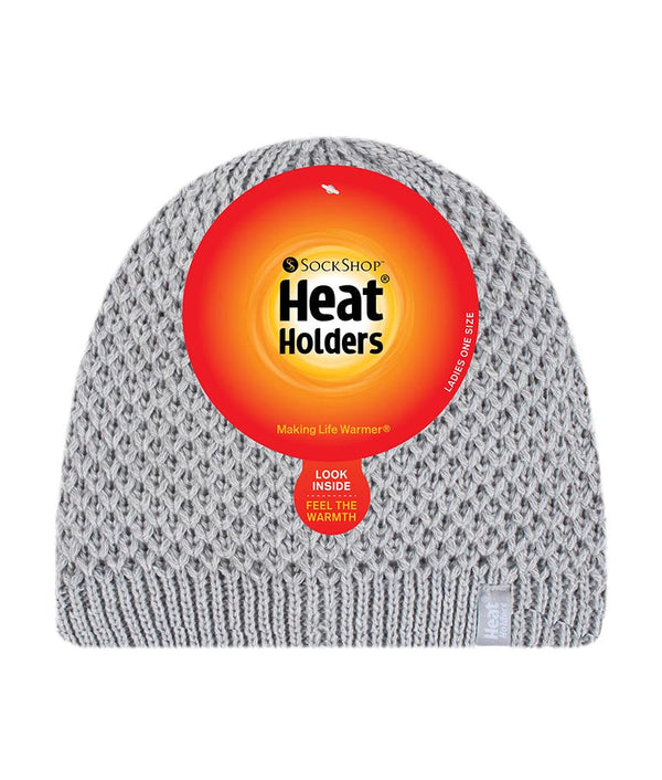 Cappello lavorato a maglia Nora da donna - Grigio chiaro