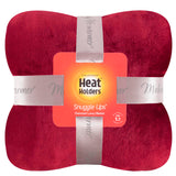 Coperta/plaid termico in pile di lusso - Mirtillo rosso