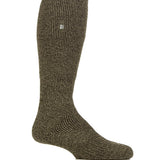 Calzini lunghi originali da uomo in misto lana merino per esterni - kaki