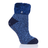 Kids Original Lounge Socks with Turnover Feather Top - Navy