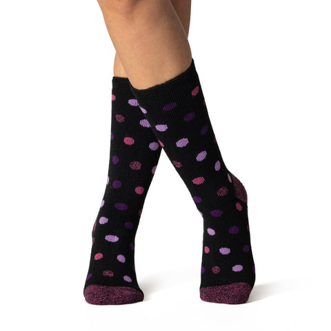 Calzini da donna Lite Jasmine - Pois viola