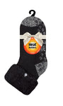 Ladies Original Queenstown Lounge Socks with Turnover Top - Black