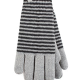 Ladies Oslo Thermal Gloves - Cloud Grey & Black