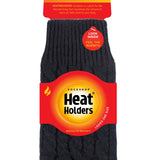Ladies Cable Fingerless Gloves - Black