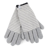 Ladies Oslo Thermal Gloves - Cloud Grey & Cream