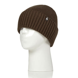 Unisex Lite Ashwood Ribbed Turnover Hat - Khaki