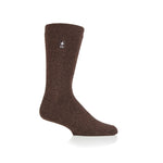 Mens Lite Dunlin Plain Socks - Earth Brown