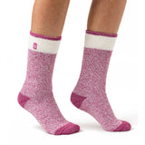 Ladies Original Snowdrop Twist Socks - Pink