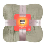 Coperta/plaid termico in pile di lusso - Salvia