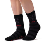 Mens HEAT HOLDERS The Dark Side Dual Layer Slipper Socks