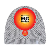 Ladies Nora Knitted Hat - Light Grey