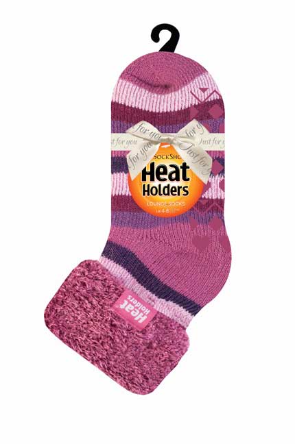 HEAT HOLDERS 2 Paia Calzini Da Letto Donna | Morbidi E Soffici Con Fodera In Pile | Calze Invernali Termiche Con Polsino A Risvolto