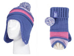 Berretto e guanti per bambini HEAT HOLDERS Stripe Cozy Ears