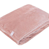 Luxury Fleece Thermal Blanket/Throw - Dusky Pink