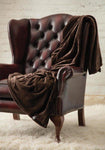 Luxury Fleece Thermal Blanket/Throw - Hot Chocolate