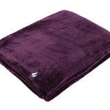 Luxury Fleece Thermal Blanket/Throw - Mulled Wine